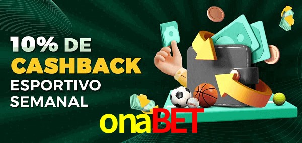 10% de bônus de cashback na onabet